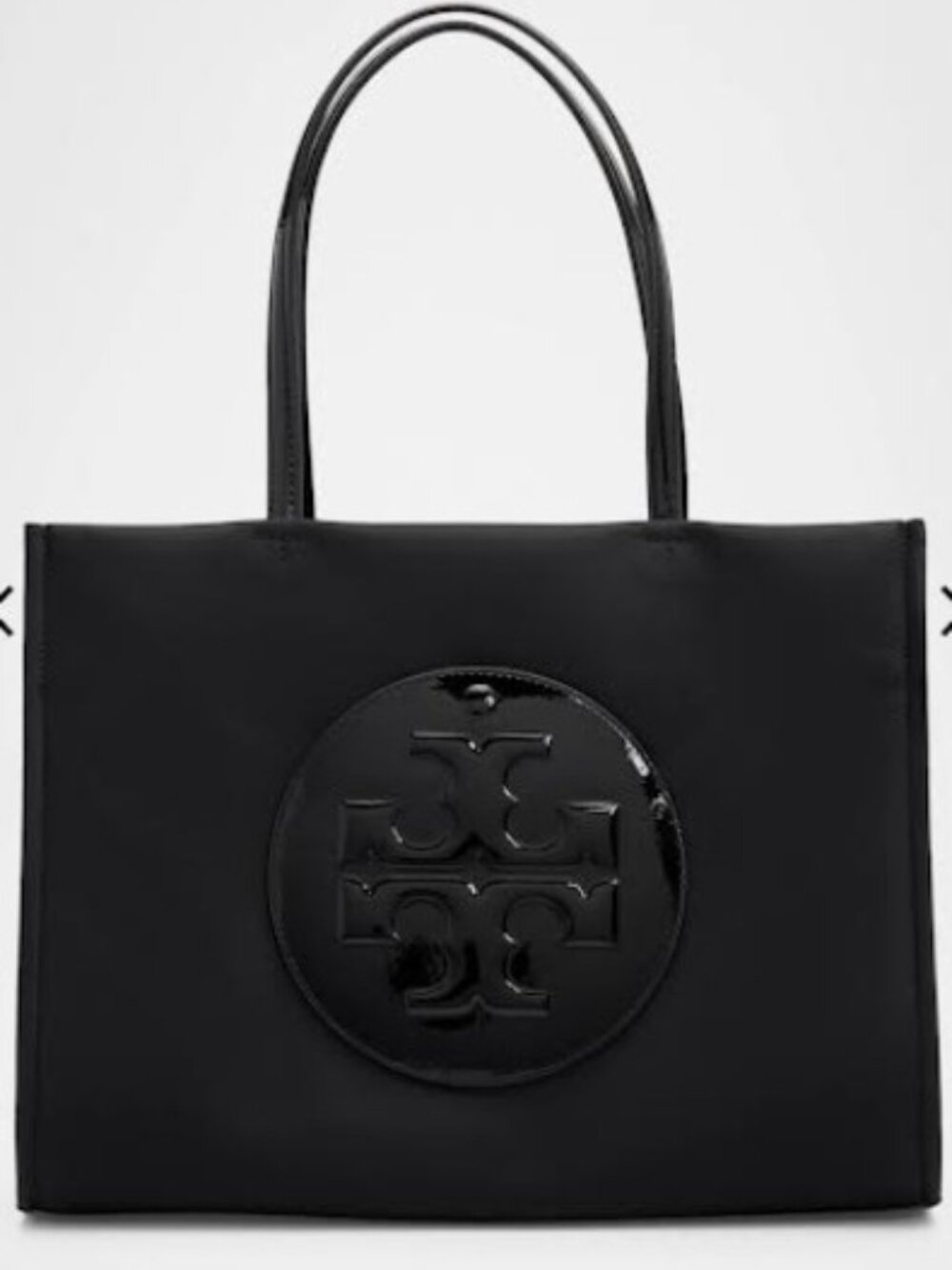 Tory Burch Nylon Tote Black 11x17
